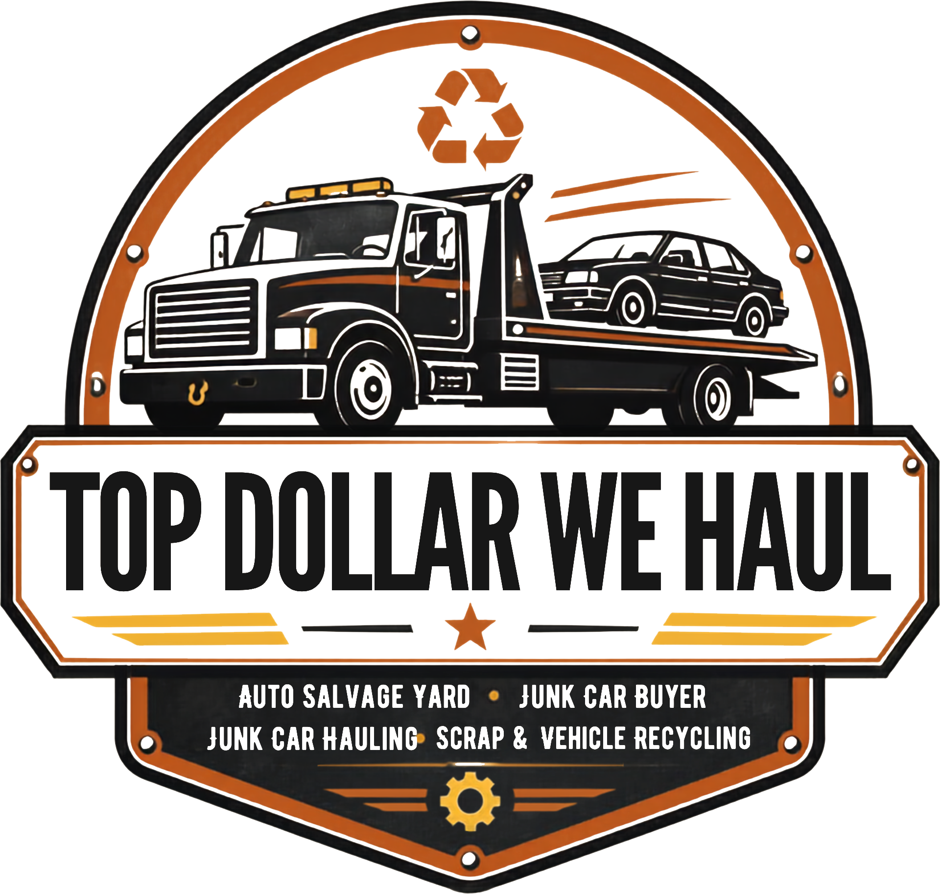 Top Dollar We Haul logo